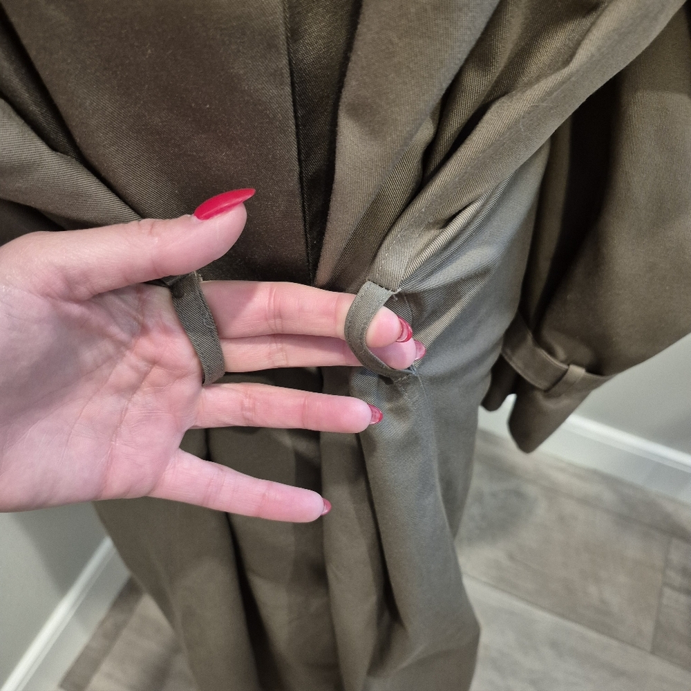 Vintage Bottany 500 Classic Trench Coat With Zippet Lining Size 44 - XL/L - Picture 8 of 16